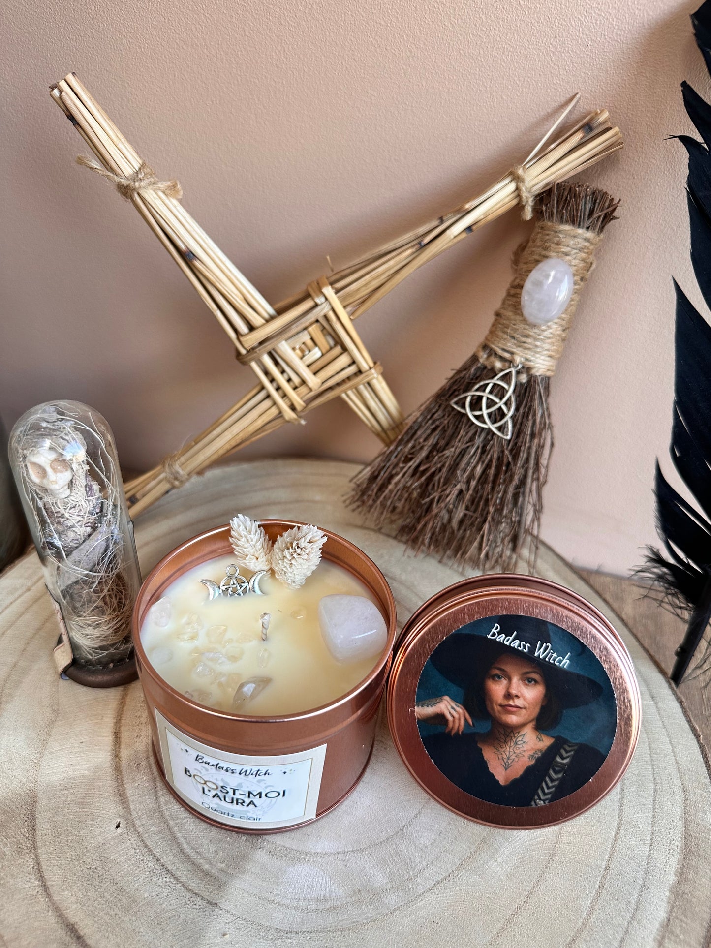 Bougie "Boost-moi l'aura"