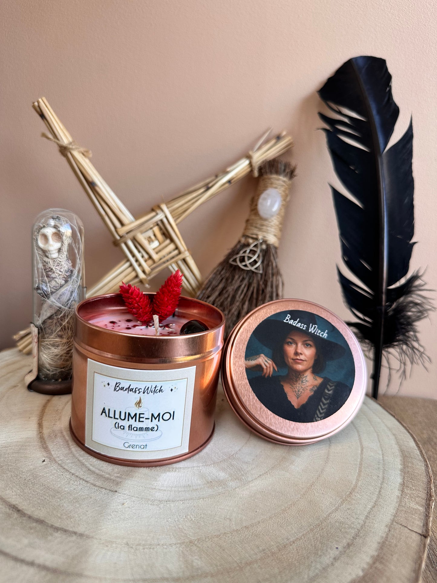 Bougie "Allume-moi (la flamme)"