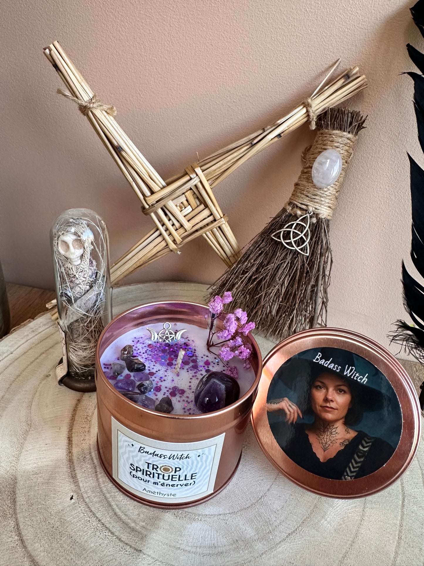 Bougie "Trop spirituelle pour m'énerver"