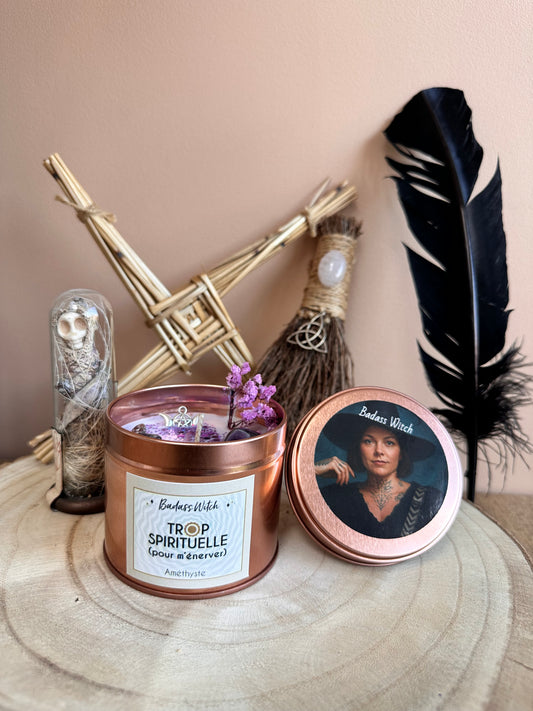 Bougie "Trop spirituelle pour m'énerver"