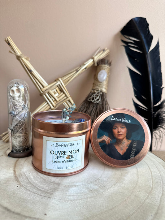 Bougie "Ouvre mon 3e œil (sans m'éblouir)"